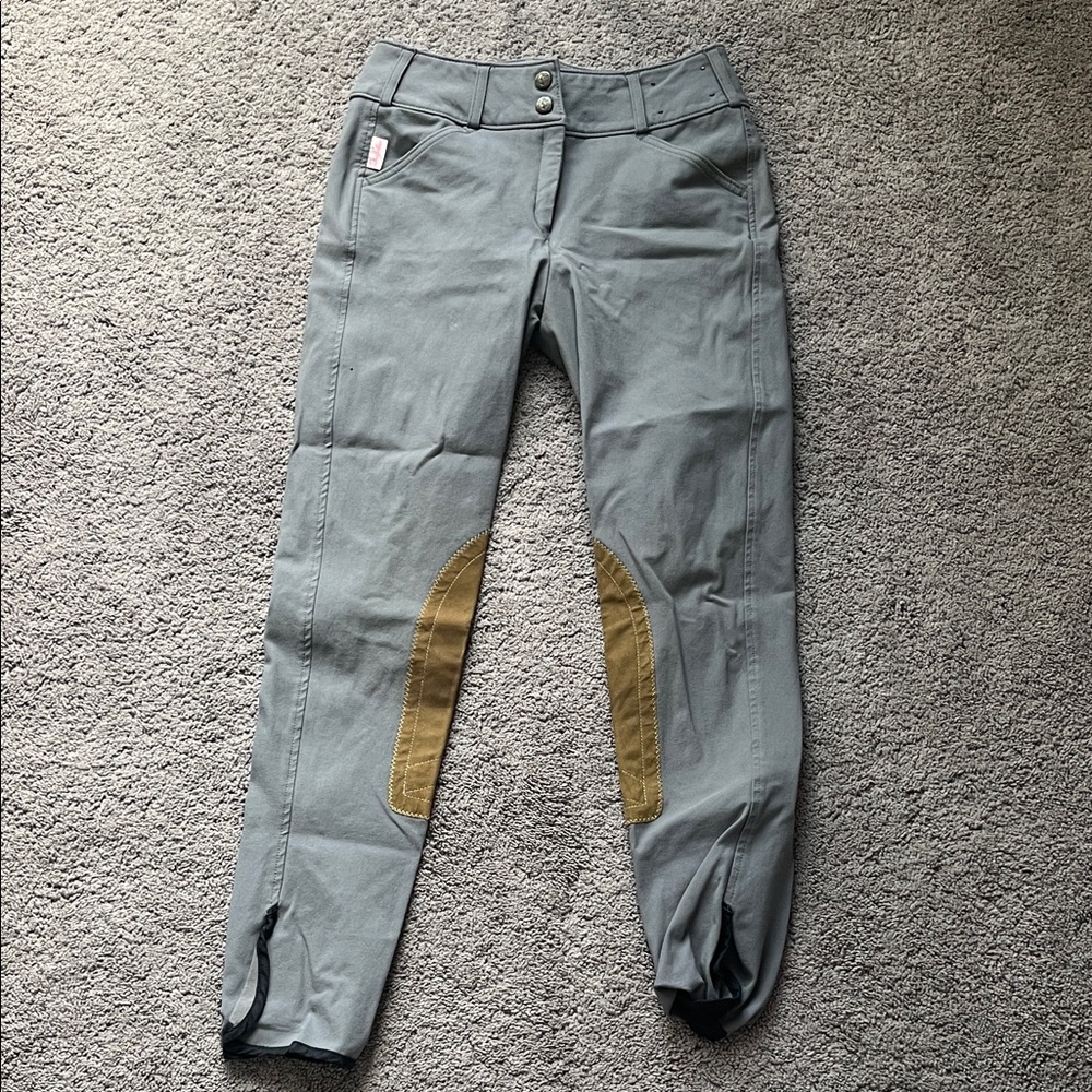 The Tailored Sportsman Gray and Tan Women's Jeans
